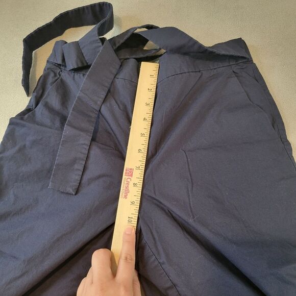 J. Crew Navy Cropped Wide Pants Size 4 - Picture 4 of 8